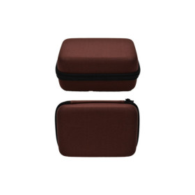 Boite de rangement coquée couleur marron 